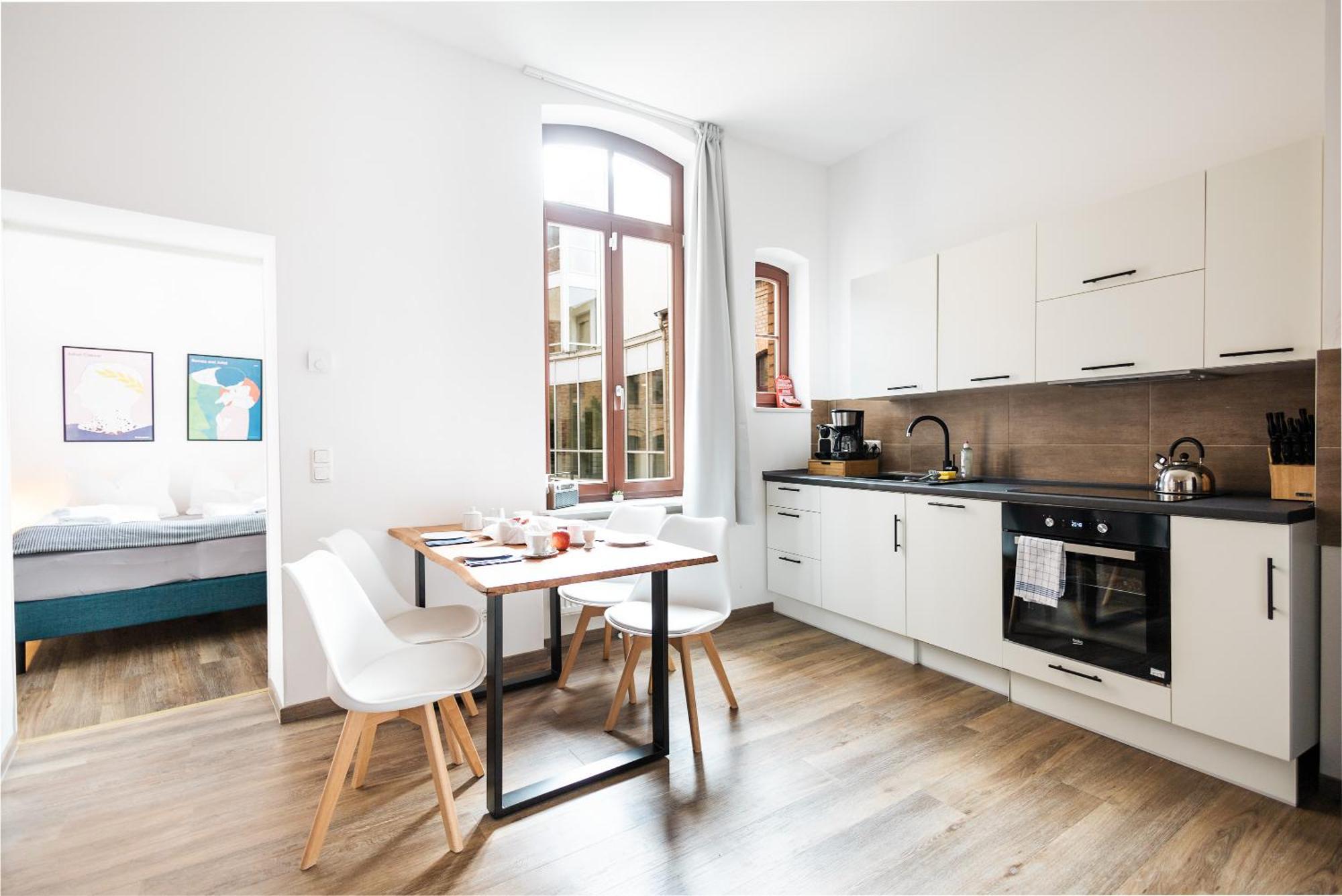 Apartments Am Neuen Theater - Altstadt - Zentral - Kueche - Wifi - Powered By Ko-Living Halle  Luaran gambar